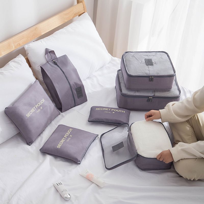 8pcs Luggage Travel Organizers | - Elegant Households KE