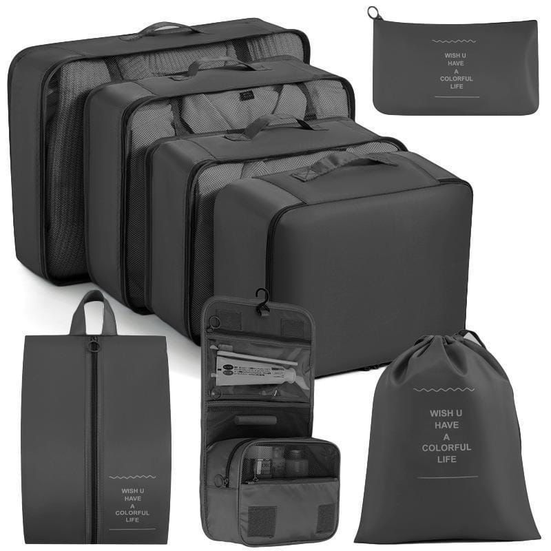 8pcs Luggage Travel Organizers | - Elegant Households KE