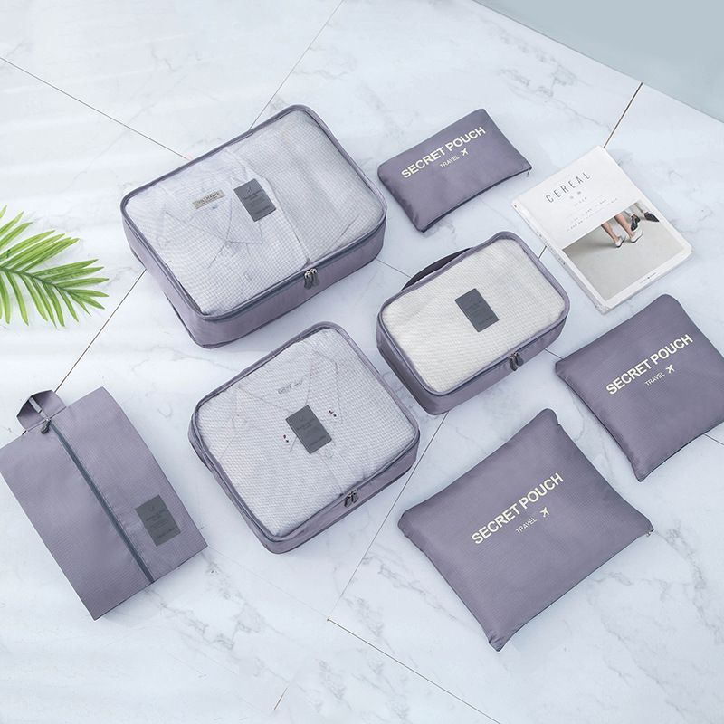 8pcs Luggage Travel Organizers | - Elegant Households KE