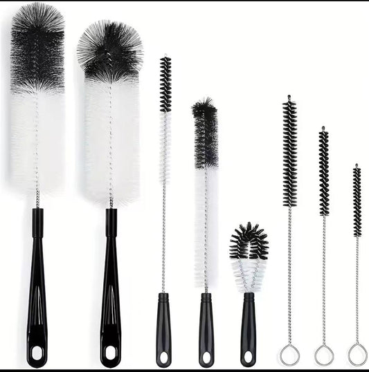 8PCS Straw & Tea Stain Removal Brush Set | - Elegant Households KE