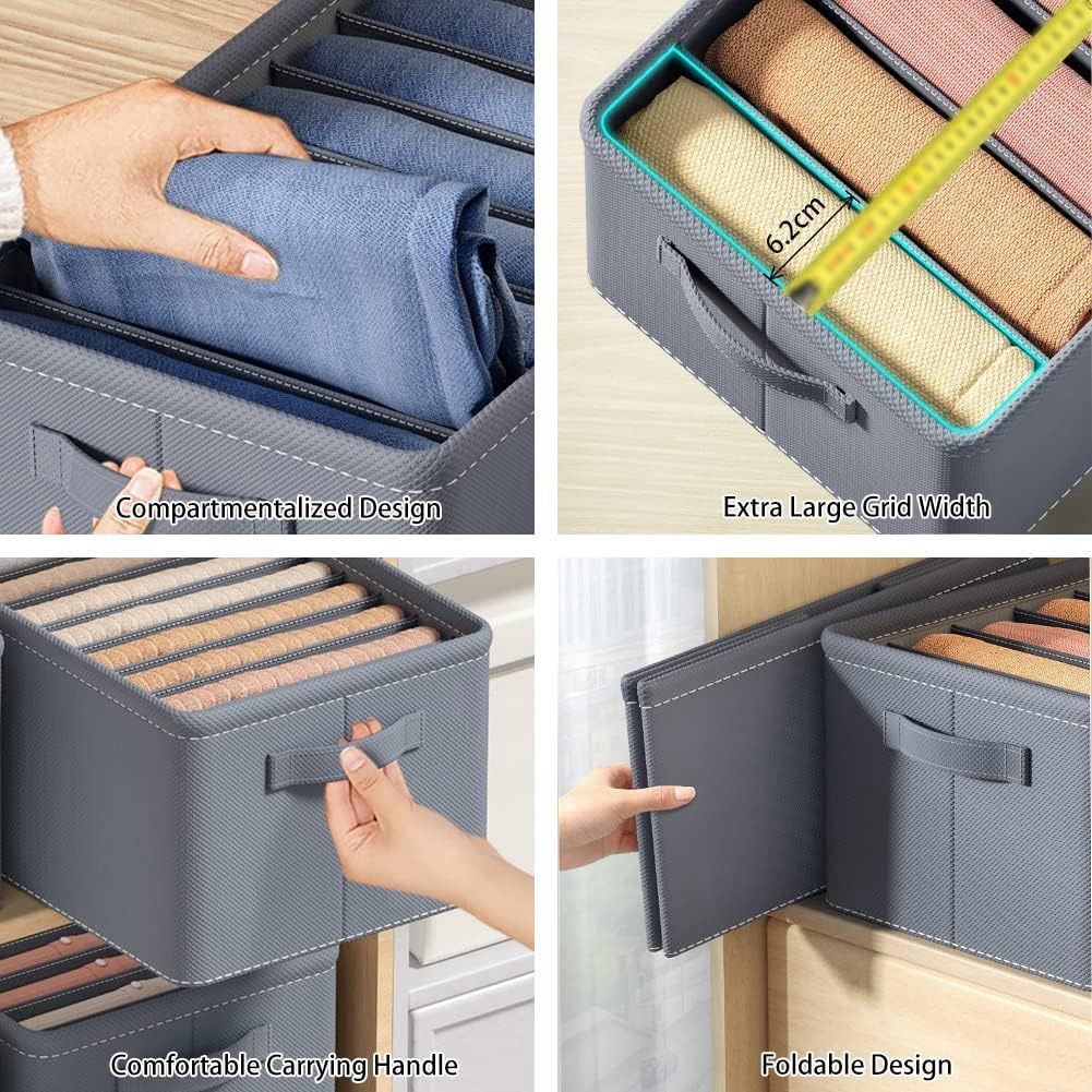 9 Grid Jeans Wardrobe Organizer | - Elegant Households KE