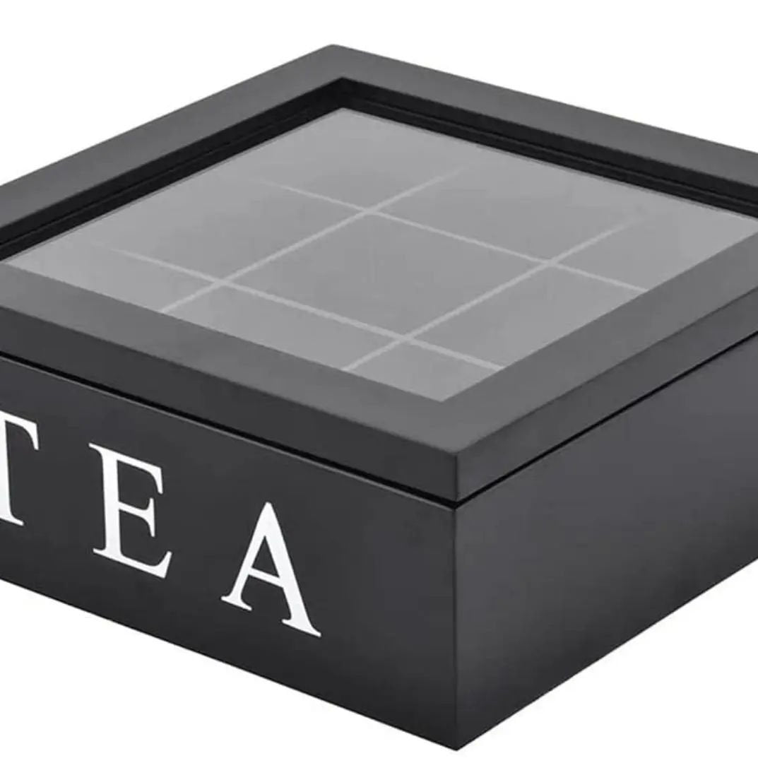 9 Grid Tea Bags Organizer Box | - Elegant Households KE