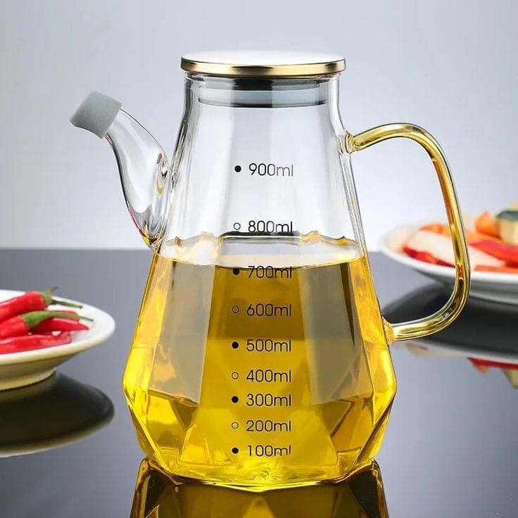 900Ml Oil Jar With A Sprout | - Elegant Households KE