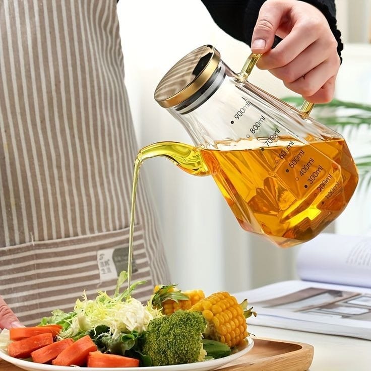 900Ml Oil Jar With A Sprout | - Elegant Households KE