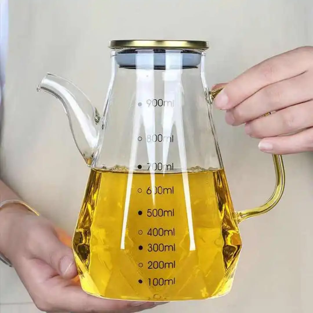 900ml Oil Jar with Spout | - Elegant Households KE