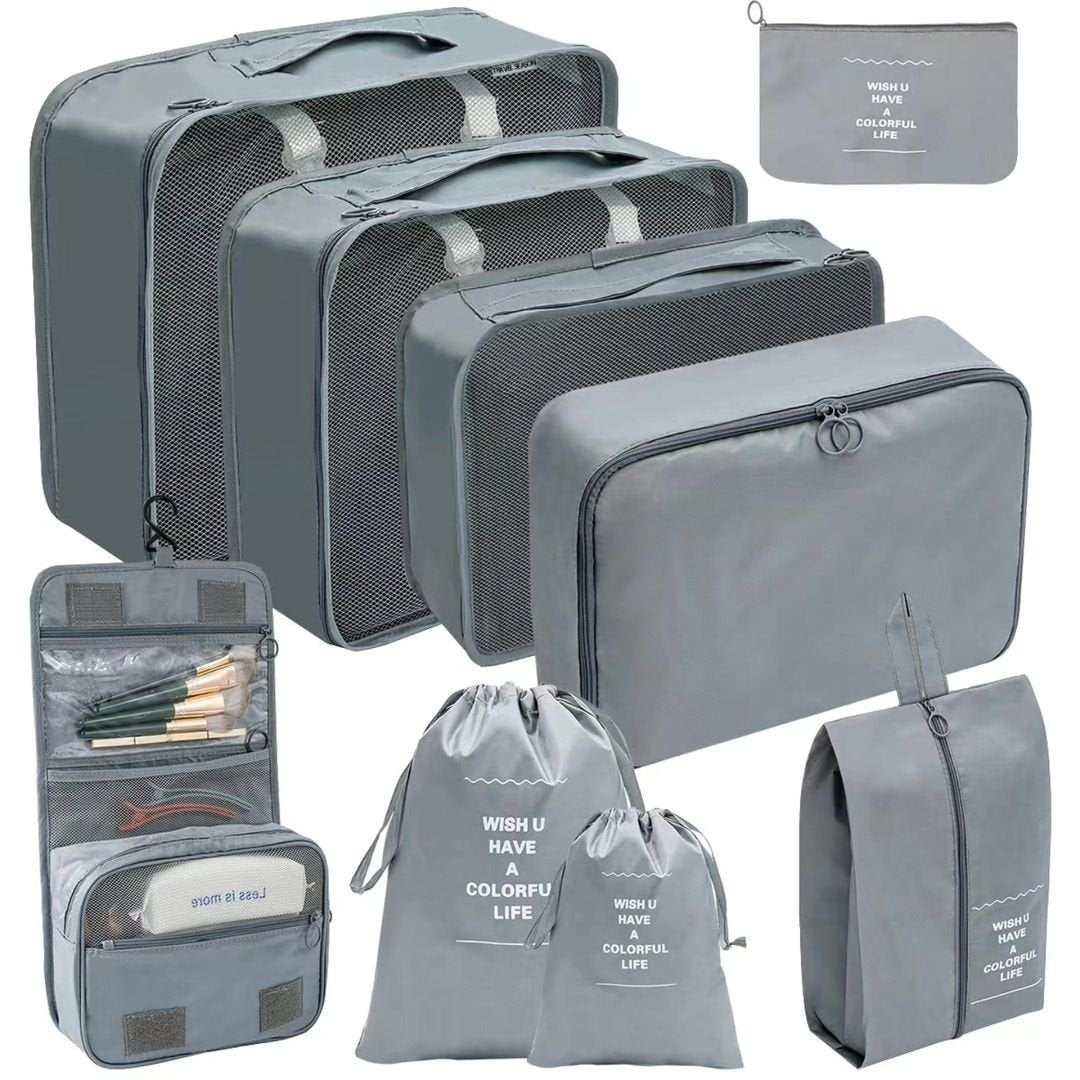 9pcs Luggage Travel Organizers For Suitcase | - Elegant Households KE