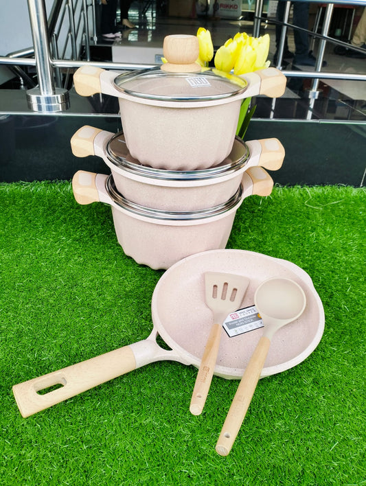 9pcs MGC Granite cookware set | - Elegant Households KE