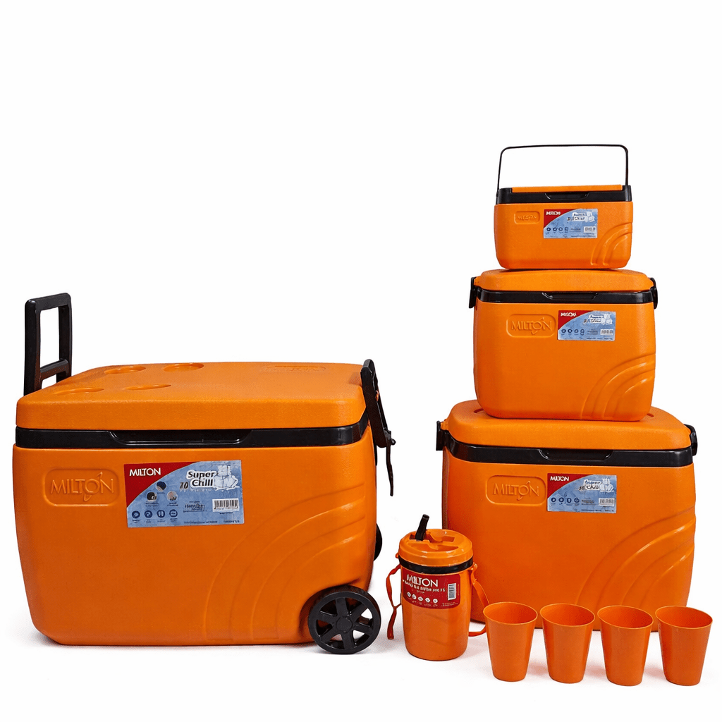 9pcs Milton Super Chill Cooler Box Set 70L–3L | - Elegant Households KE