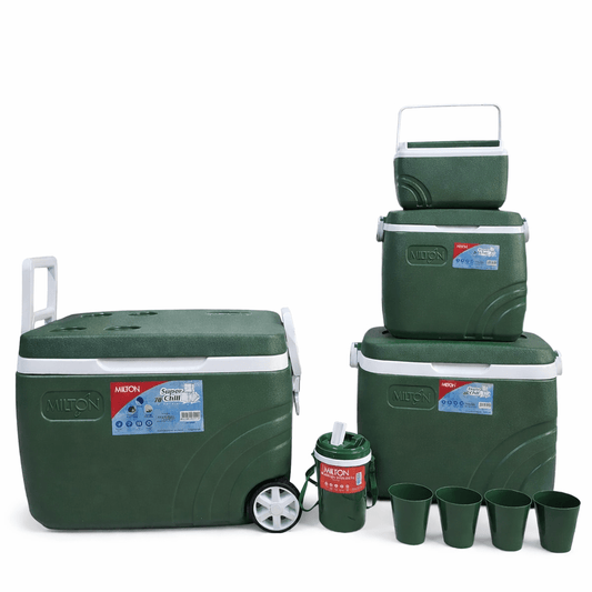 9pcs Milton Super Chill Cooler Box Set 70L–3L | - Elegant Households KE