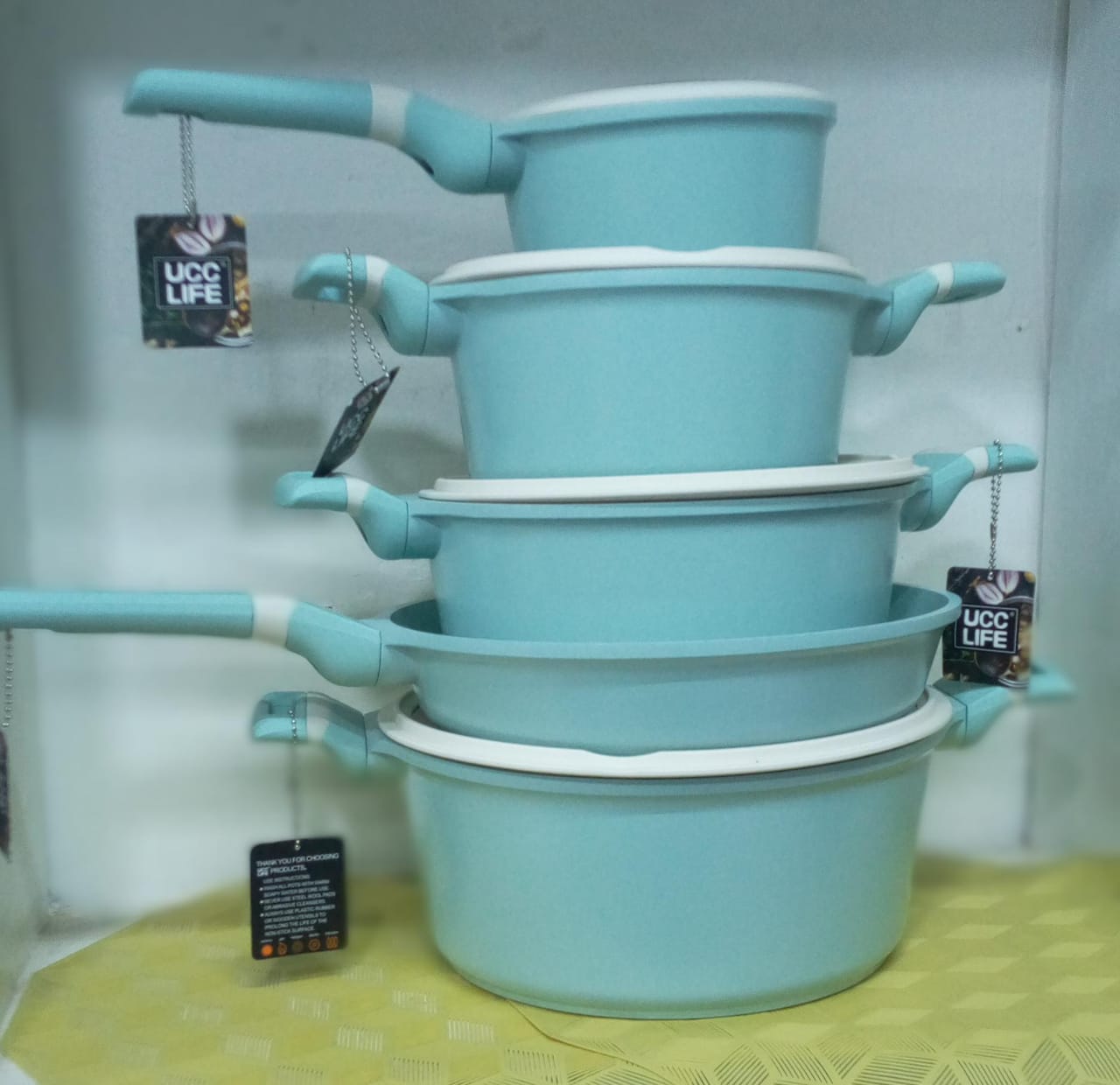 9pcs UCC Cookware Set | - Elegant Households KE