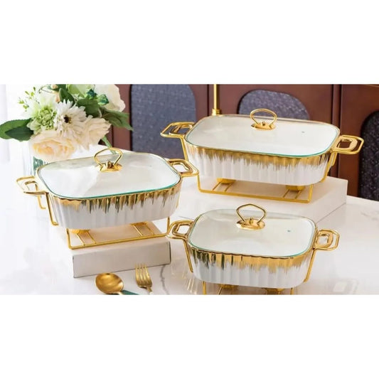 3pcs Ceramic Food Warmers