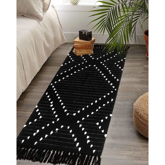Bohemian Geometric Rugs with Tassles