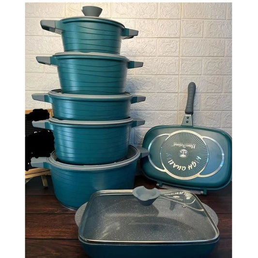14pcs HausRoland Granite Cookware Set
