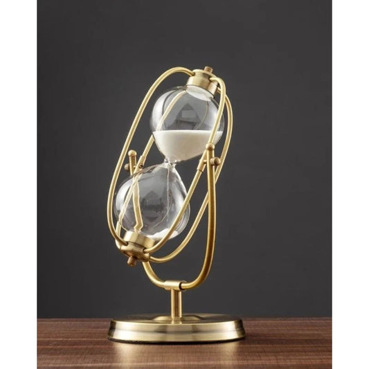 Rotatable Metallic Sand Hourglass