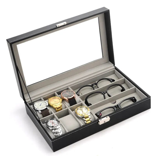 Portable watch + Glasses organizer