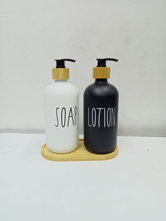 2pcs Refillable Soap dispenser