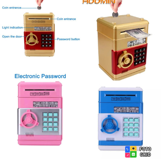 Automatic electronic home bank 