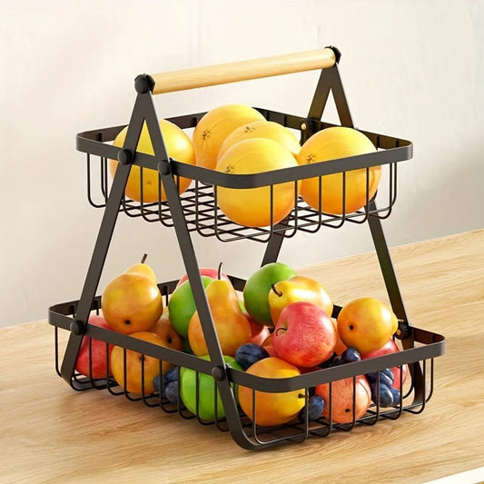 *2 layer multifunctional fruit/ Storage rack*