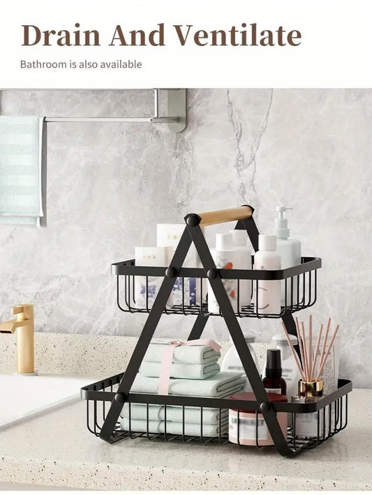 *2 layer multifunctional fruit/ Storage rack*