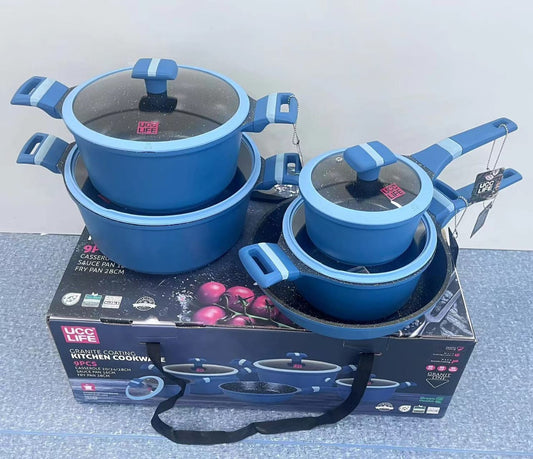 9pcs UCC Cookware Set