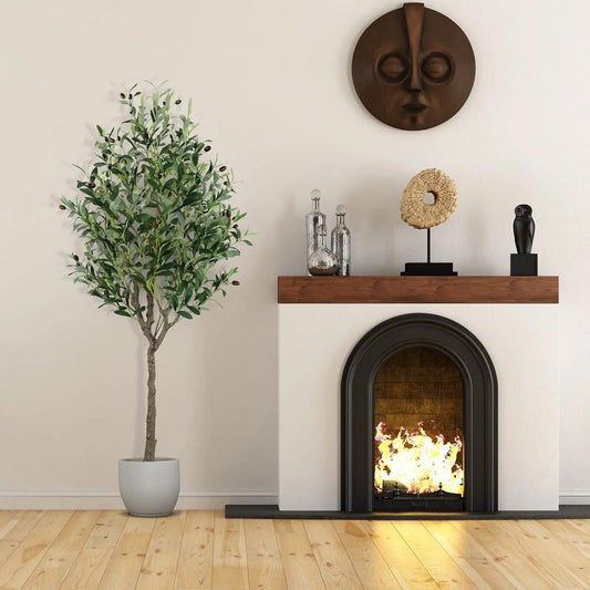 High quality real touch olive plants with fruits 