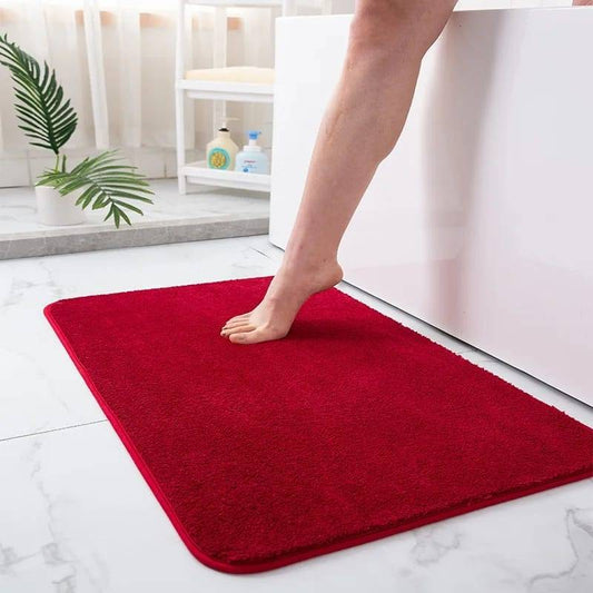 Non slip super absorbent bathroom/door mat