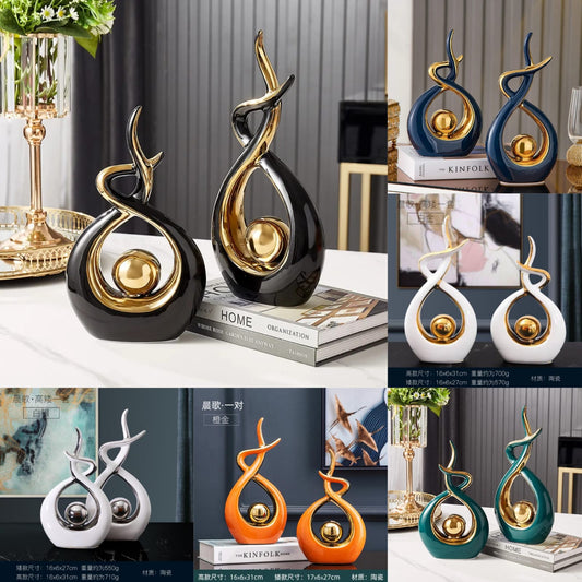 2 IN 1 EUROPEAN CERAMIC DECOR