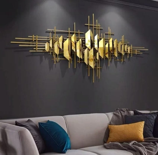 Modern metallic Wall Clock