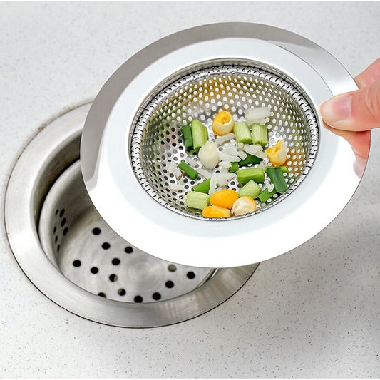 Stainless steel sink garbage strainer