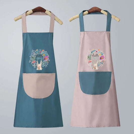 Oil-proof Waterproof Cartoon Apron