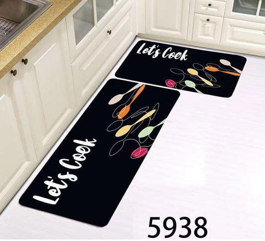 2pcs kitchen mat sets
