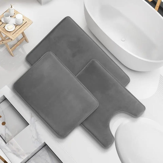 3pcs Bathroom/Toilet Mats