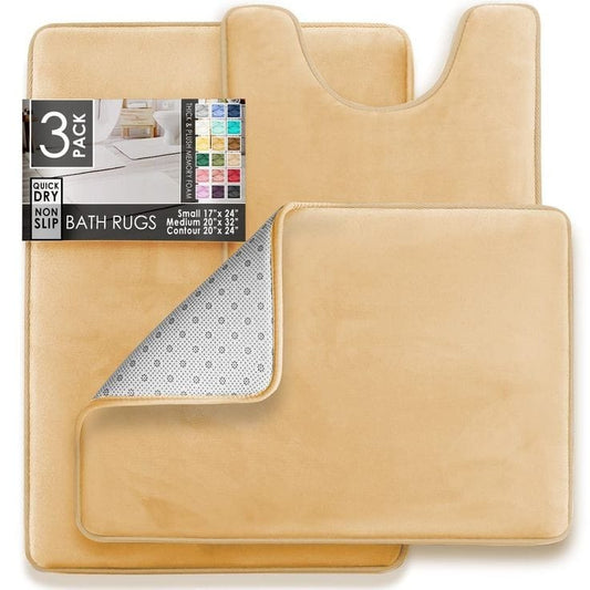 3pcs Bathroom/Toilet Mats