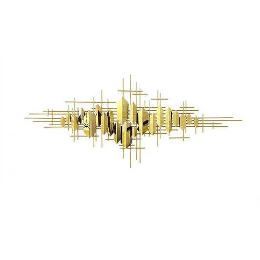 Modern metallic Wall Clock