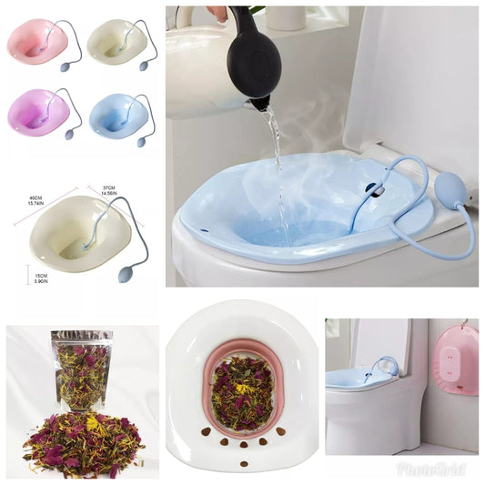 Yoni sitz bath basin