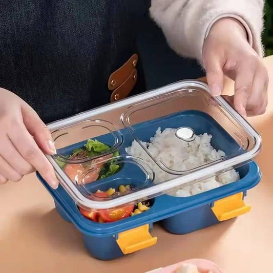 3 Compartment Kids lunch box / snack box
