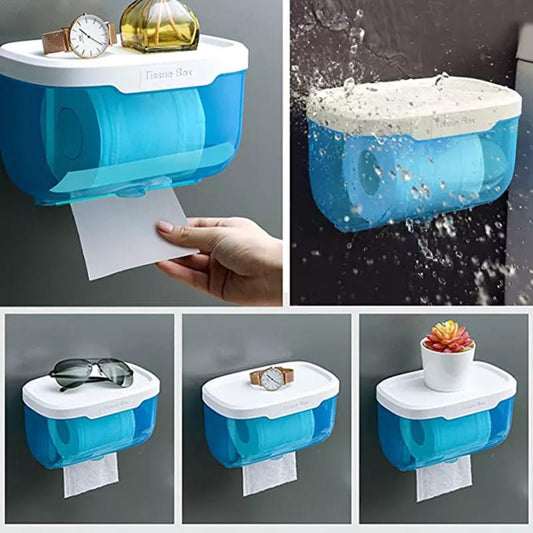 Plastic tissue holder