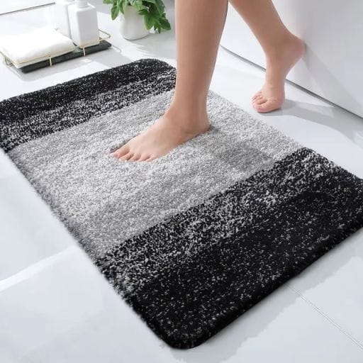 Thick plush door mats