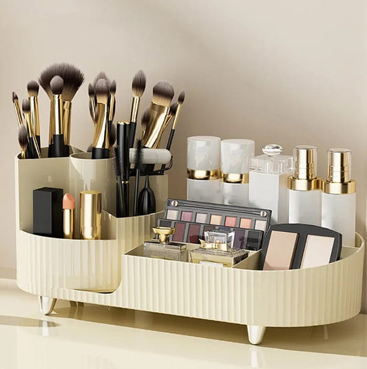 Rotatable cosmetic storage box*
