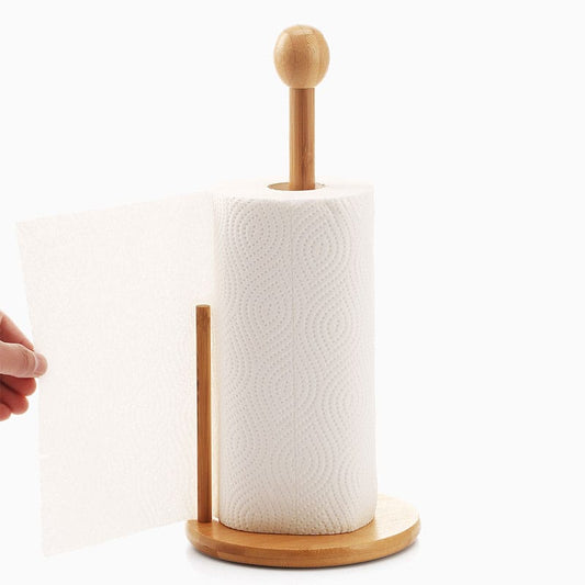 Bamboo Wood Tissue Holder