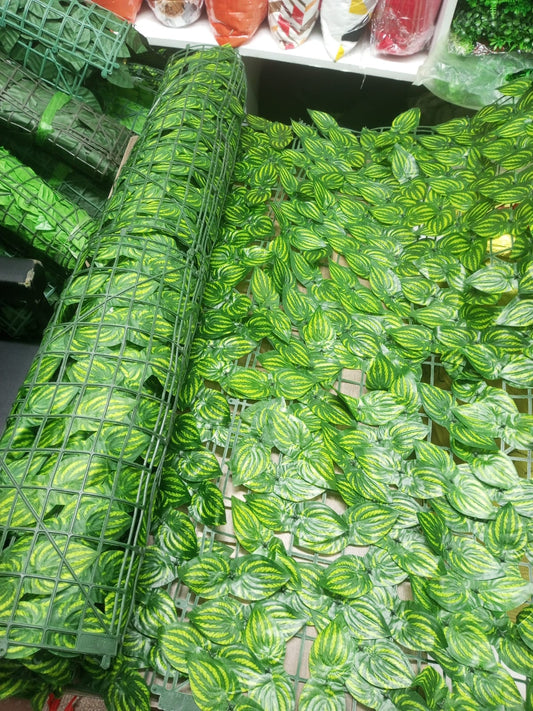 Watermelon leaf artificial green fence