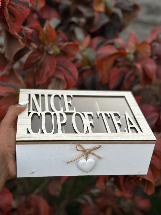 wooden tea bag holder/Organizer
