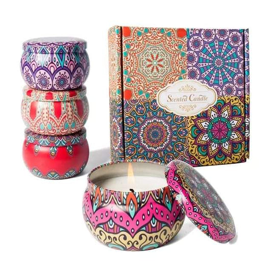 Soy wax scented candles
