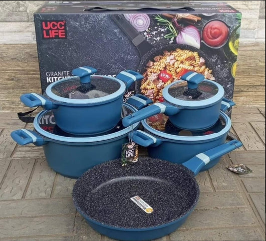 9pcs Granite cookware