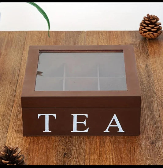 Tea Box Tea Bags Container Storage