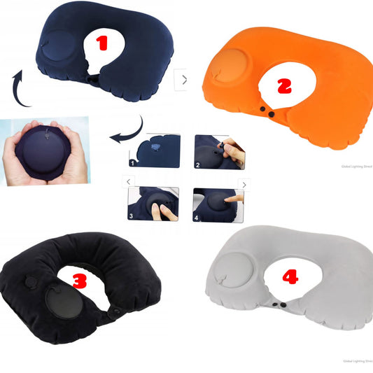 Portable, Superlight, Inflatable Neck Pillow