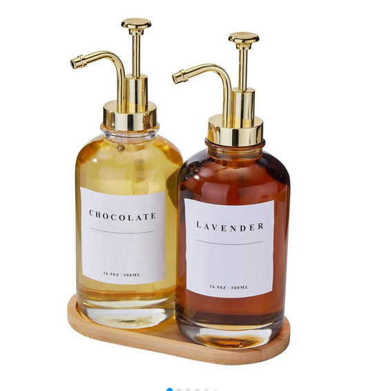 2pcs set coffee syrup dispenser