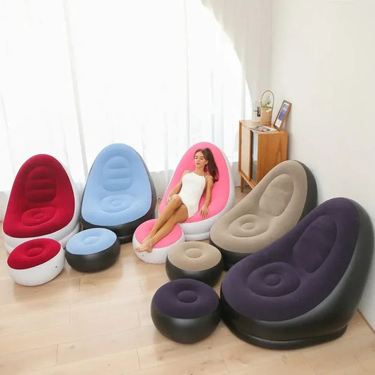 New Design Colorful Inflatable lazy sofa