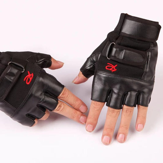 High quality leather gym gloves*