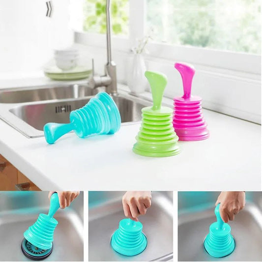 Silicone sink unblocker/ plunger